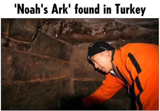 Noah's Ark found on Mt Ararat